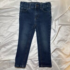 Toddler girls 3t adjustable skinny jeans. Dark wash. Pants